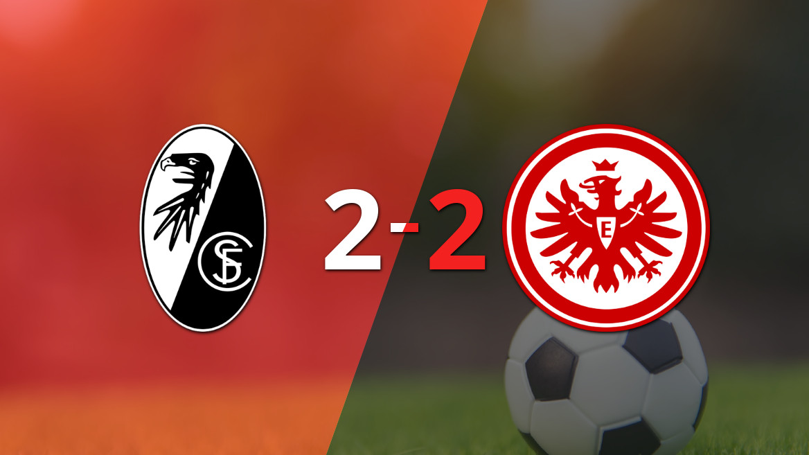 Eintracht Frankfurt y Friburgo firman reparto de puntos en emocionante empate