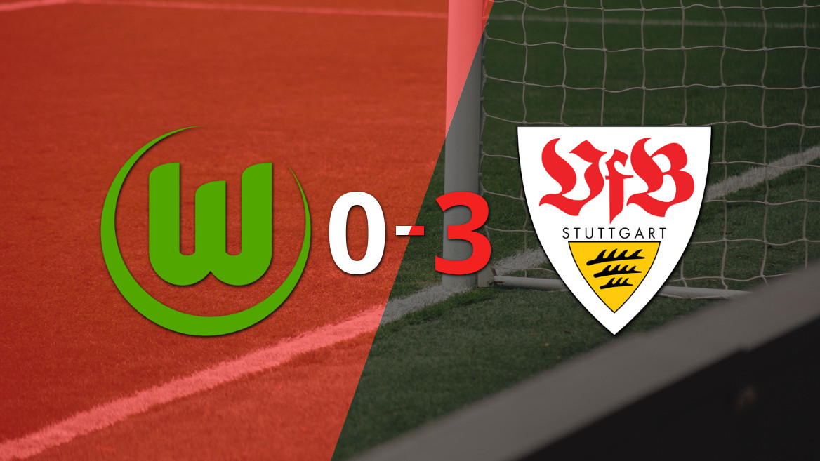 Stuttgart vence Wolfsburgo por 3 a 0 em partida emocionante