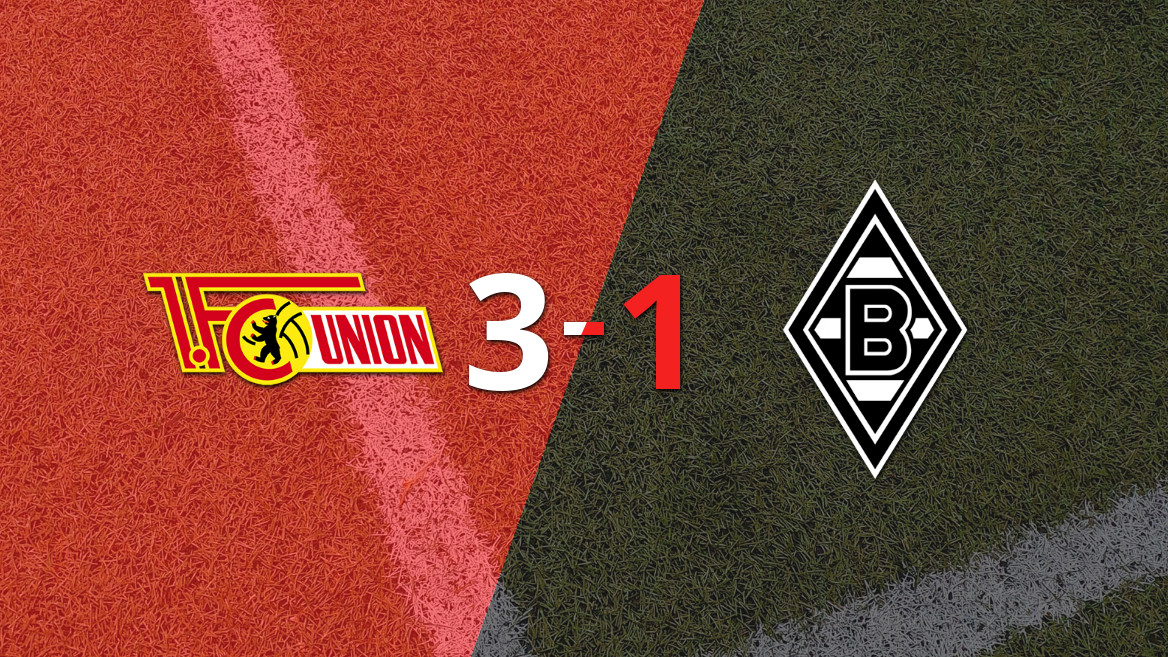 Unión Berlín se impuso 3-1 frente a B. Mönchengladbach con una actuación estelar de Danilho Doekhi