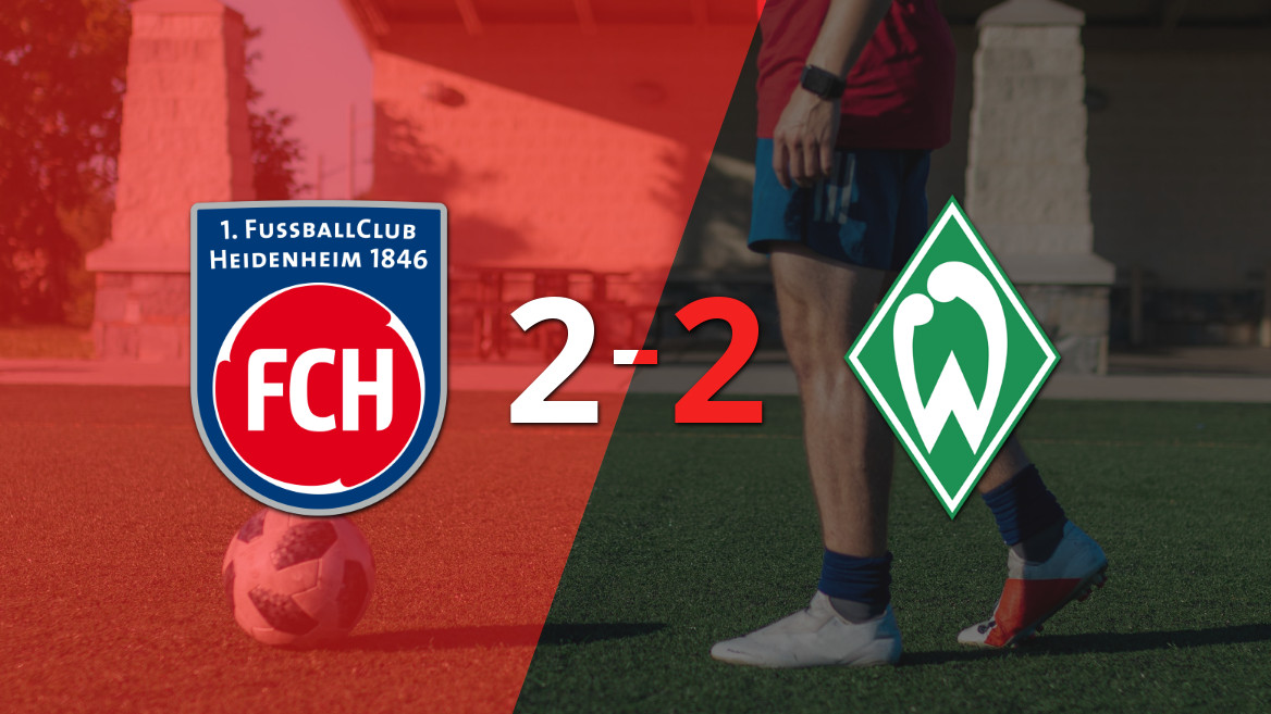 Heidenheim e Werder Bremen empatam em emocionante duelo