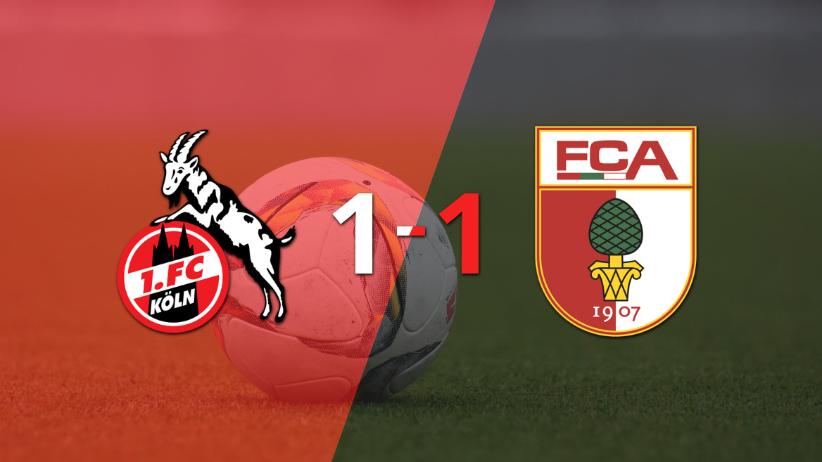 Empate que deja a Colonia y Augsburg en deuda