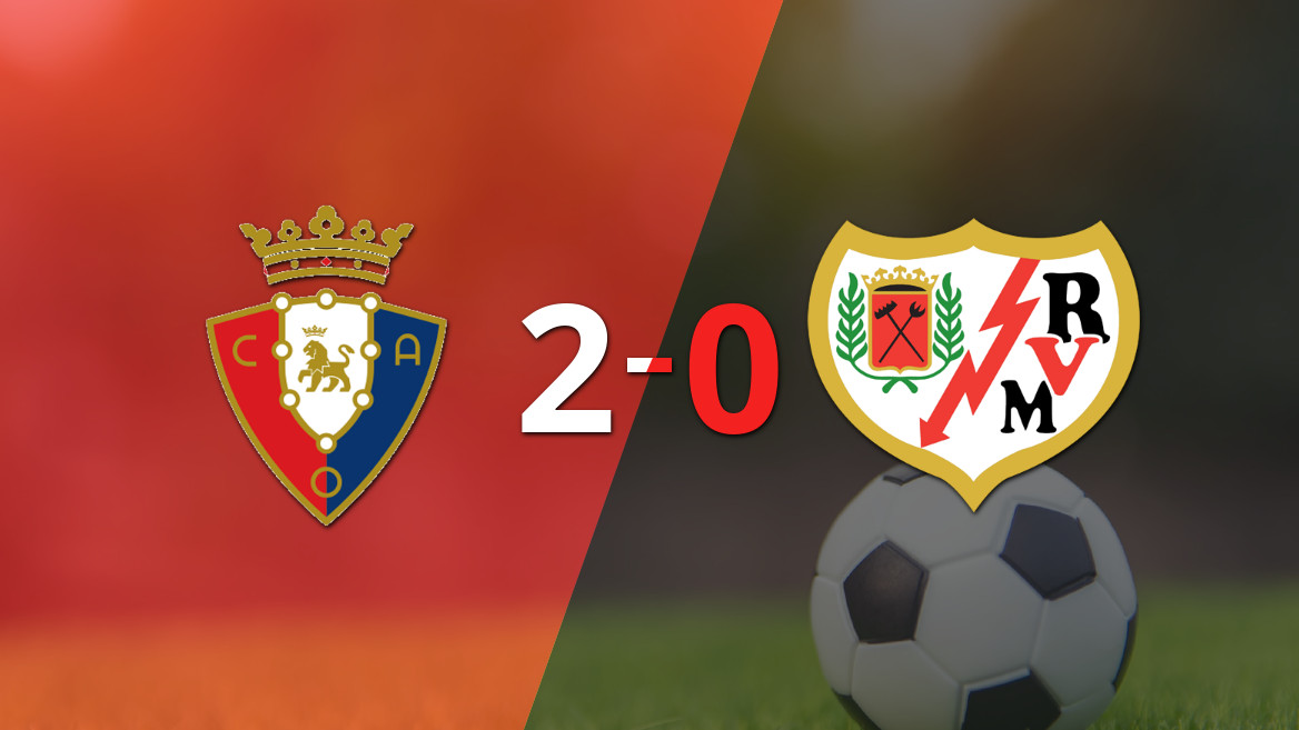 Osasuna se impone a Rayo Vallecano 2-0 en un intenso encuentro