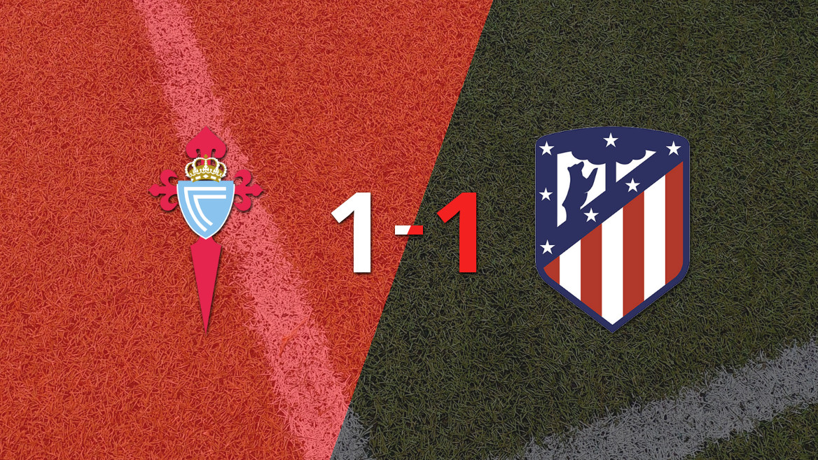 Celta and Atlético de Madrid Draw 1-1