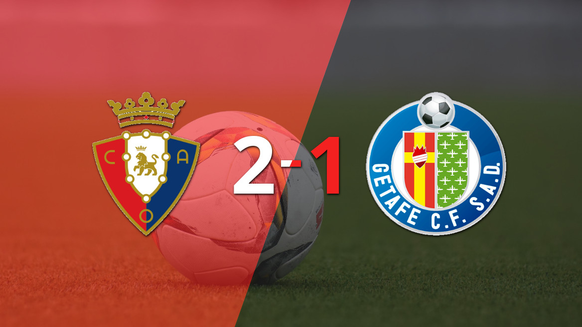 Osasuna logra una emocionante remontada 2-1 ante Getafe con un gol en el tiempo añadido