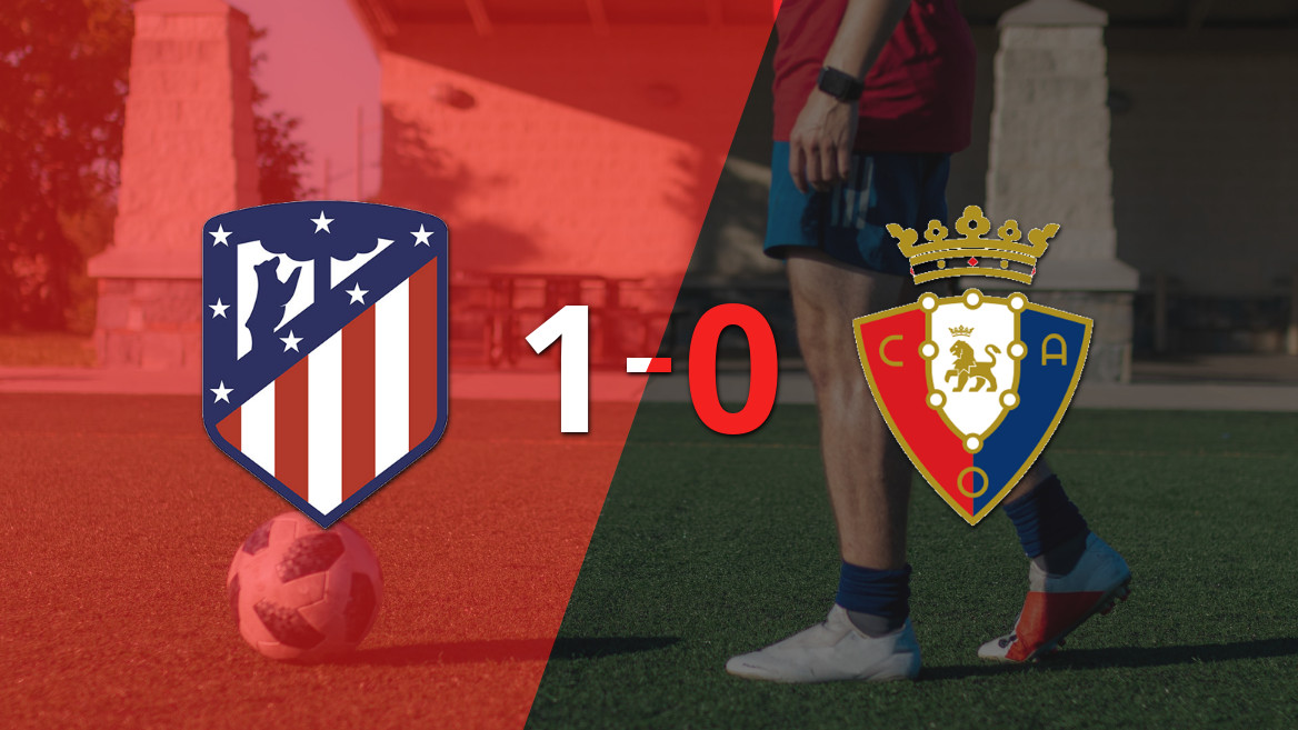 Atlético de Madrid Secures Victory with a Lone Goal Against Osasuna at the Metropolitano