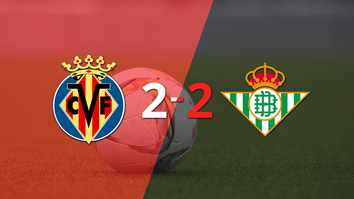 Antony brilla pero no evita el empate entre Villarreal y Betis