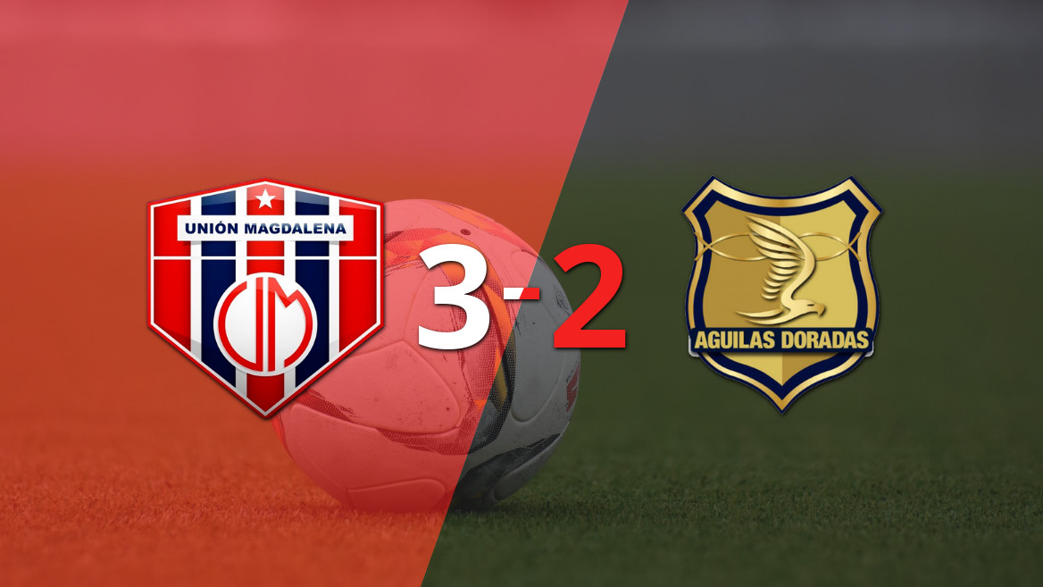 Intenso encuentro: U. Magdalena se impone a Águilas Doradas Rionegro 3-2