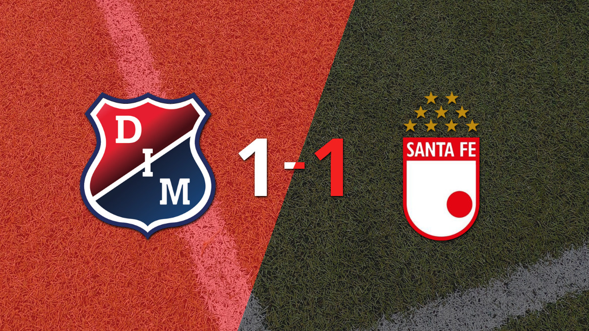 Independiente Medellín e Santa Fe terminam empatados em 1-1