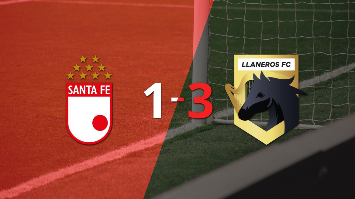 Llaneros FC se impone ante Santa Fe con un claro 3 a 1