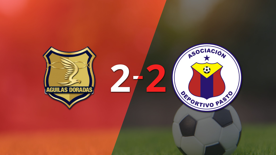 Pasto Draws Against Águilas Doradas Rionegro Despite Yoshan Valois’ Double