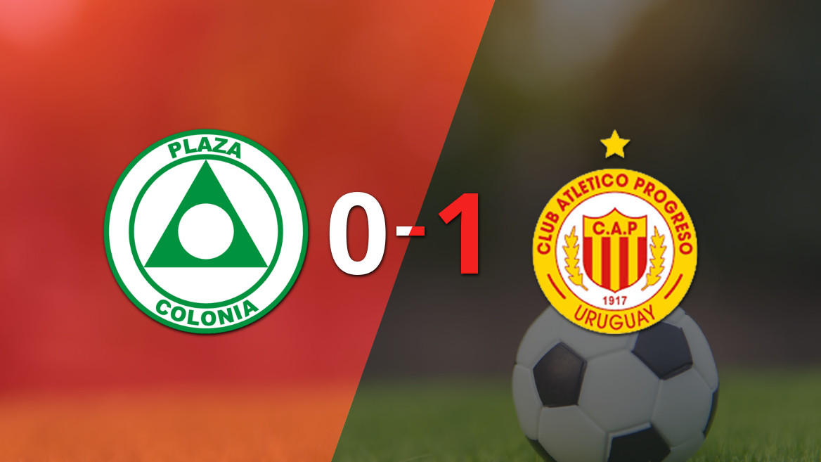 Progreso se impone a Plaza Colonia con un gol temprano