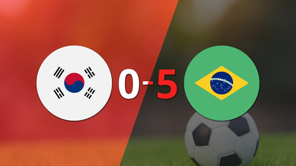 Brasil domina amistoso contra a República da Coreia