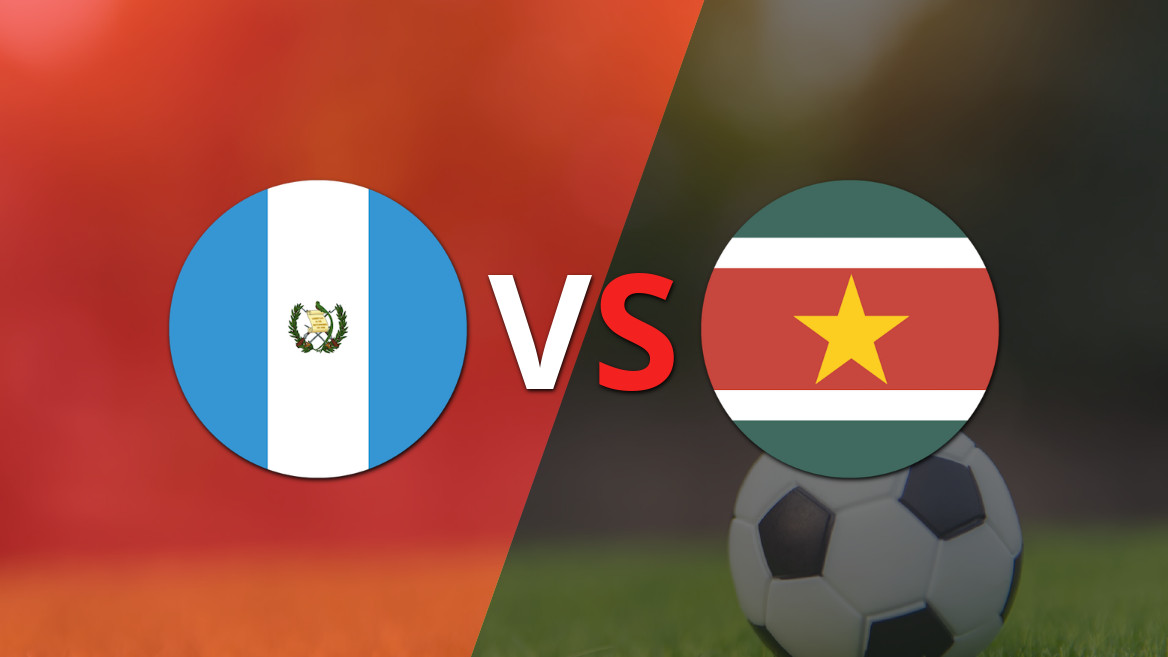 EN VIVO: Surinam fue derrotado por Guatemala con un marcador de 3-1