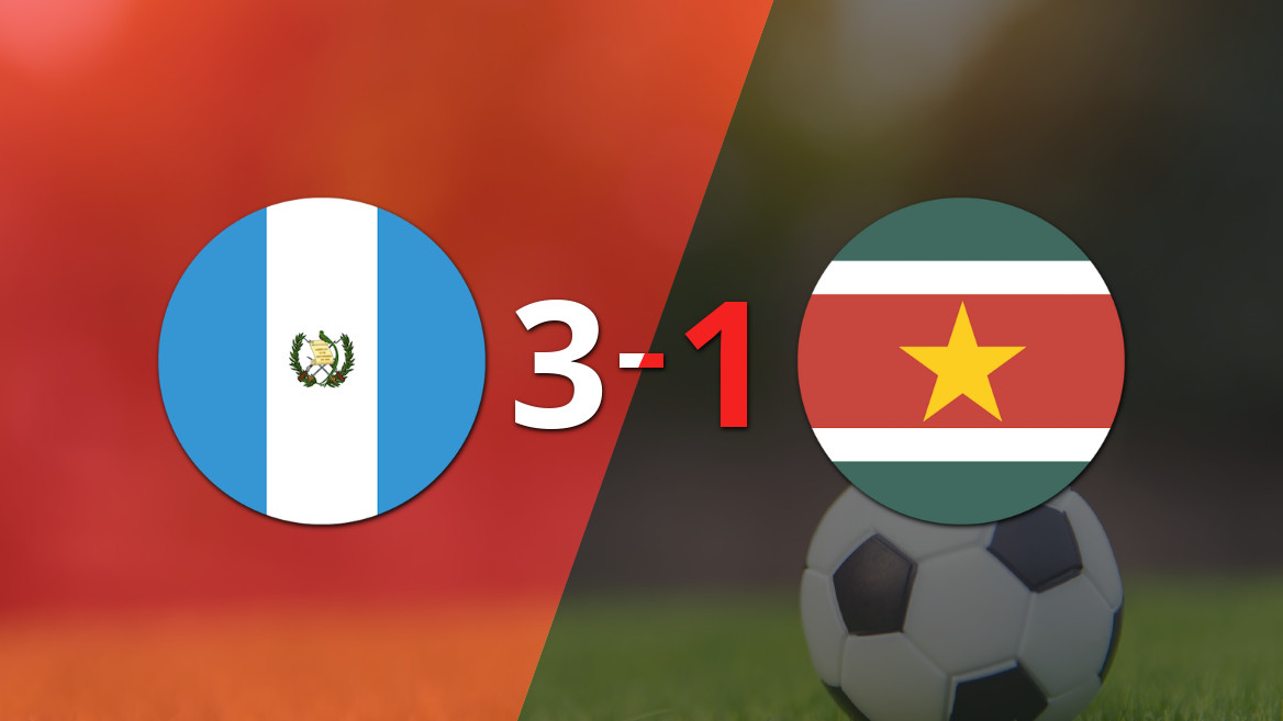 Guatemala Claims Victory Over Suriname with a 3-1 Scoreline