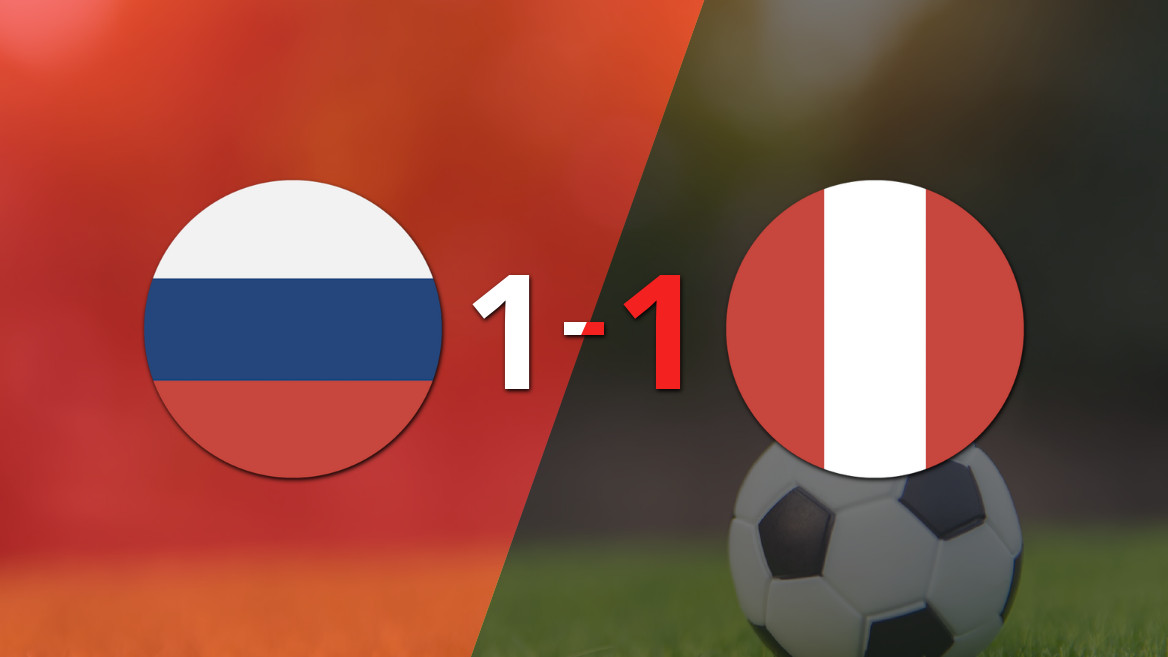 Rússia e Peru empatam em amistoso emocionante