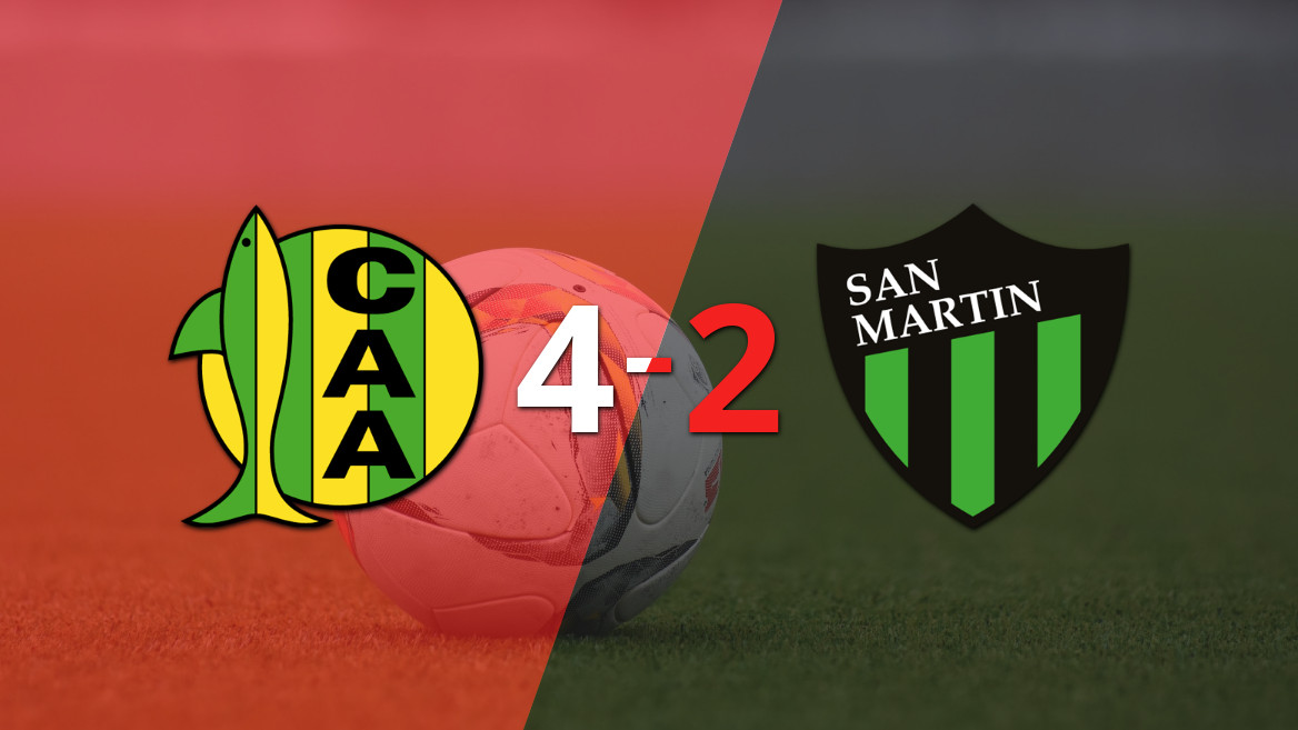 Aldosivi Clinches a Resounding 4-2 Victory Against San Martín (SJ)