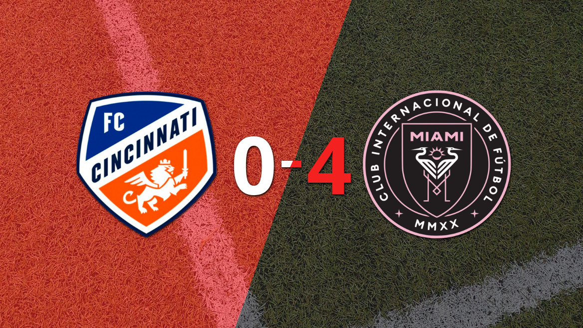 Inter Miami avanza a la Fin del Conferencia tras derrotar a Cincinnati