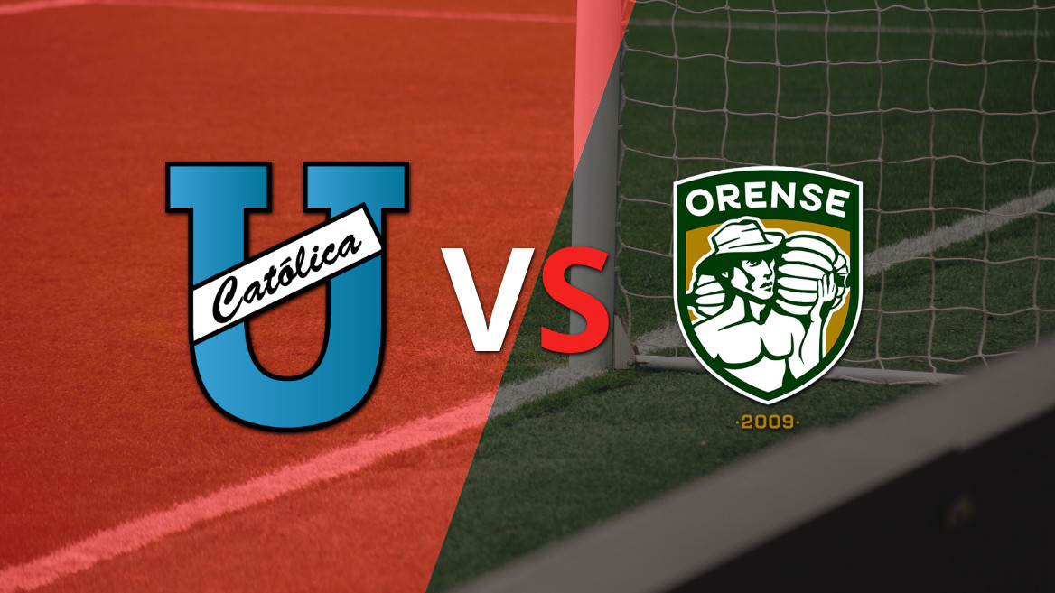 EN VIVO: Sin goles, U. Católica (E) y Orense igualaron el partido