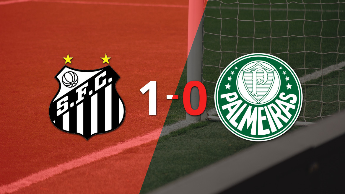 Santos logra un agónico triunfo 1-0 en el clásico ‘da Saudade’ contra Palmeiras