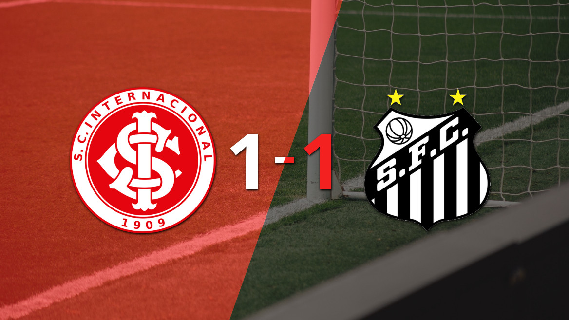 Internacional and Santos Share Points in a 1-1 Draw