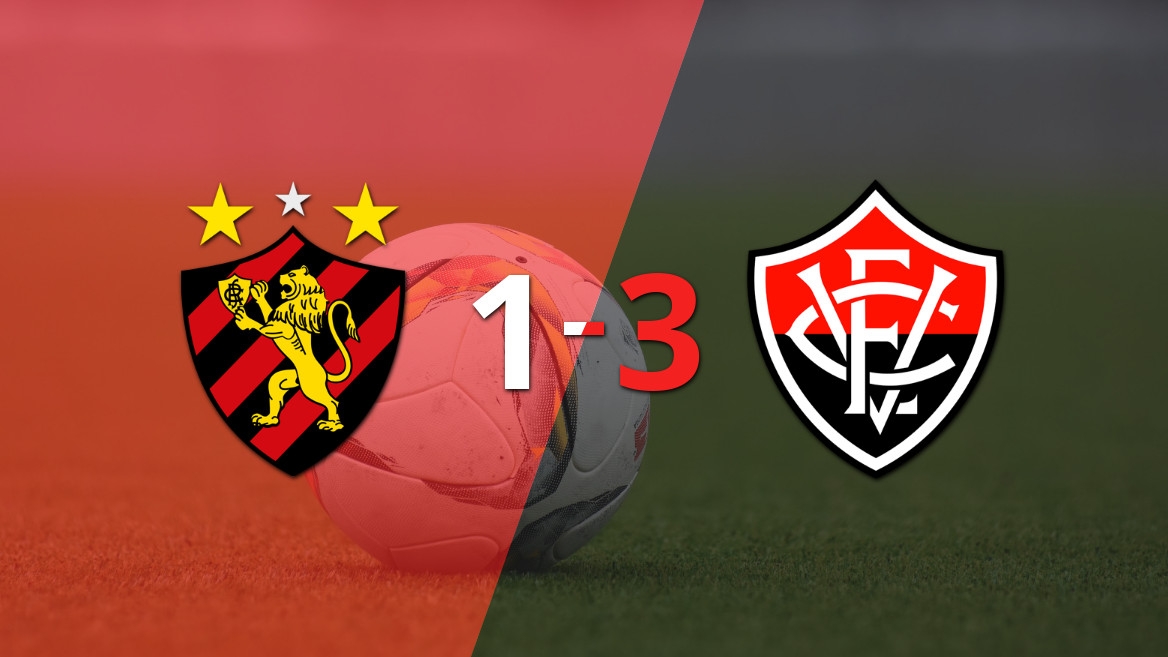 Vitória vence Sport Recife com autoridade em partida decisiva