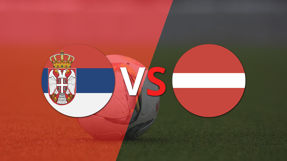 EN VIVO: Serbia se impone con remontada 2-1 sobre Letonia
