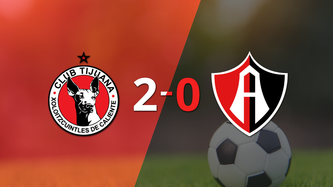 Tijuana secures a 2-0 victory over Atlas at Estadio Caliente