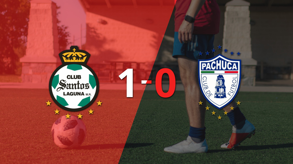 Santos Laguna se impone a Pachuca con un gol de Amione