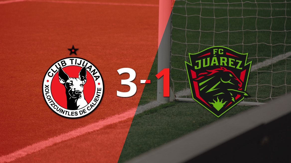 Tijuana avanza a Cuartos de Final tras superar a FC Juárez