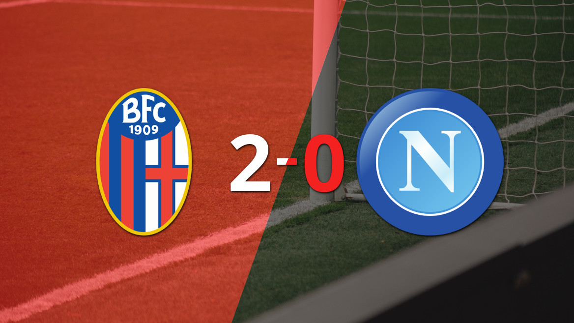 Bologna vence Napoli em casa por 2 a 0