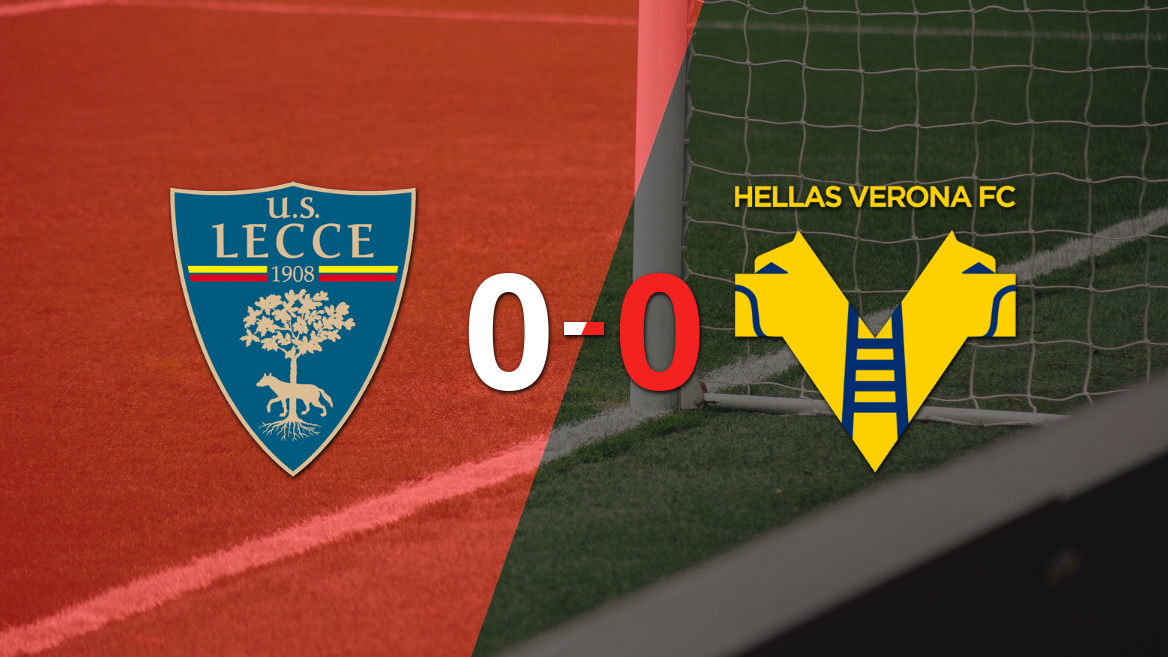 Lecce e Hellas Verona empatam sem gols