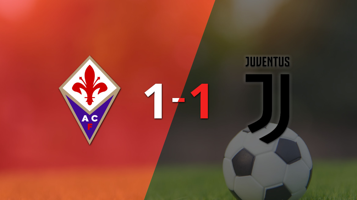 Fiorentina e Juventus empatam em duelo equilibrado na Série A