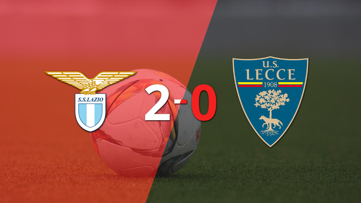 Lecce cae ante Lazio en un encuentro sin sorpresas