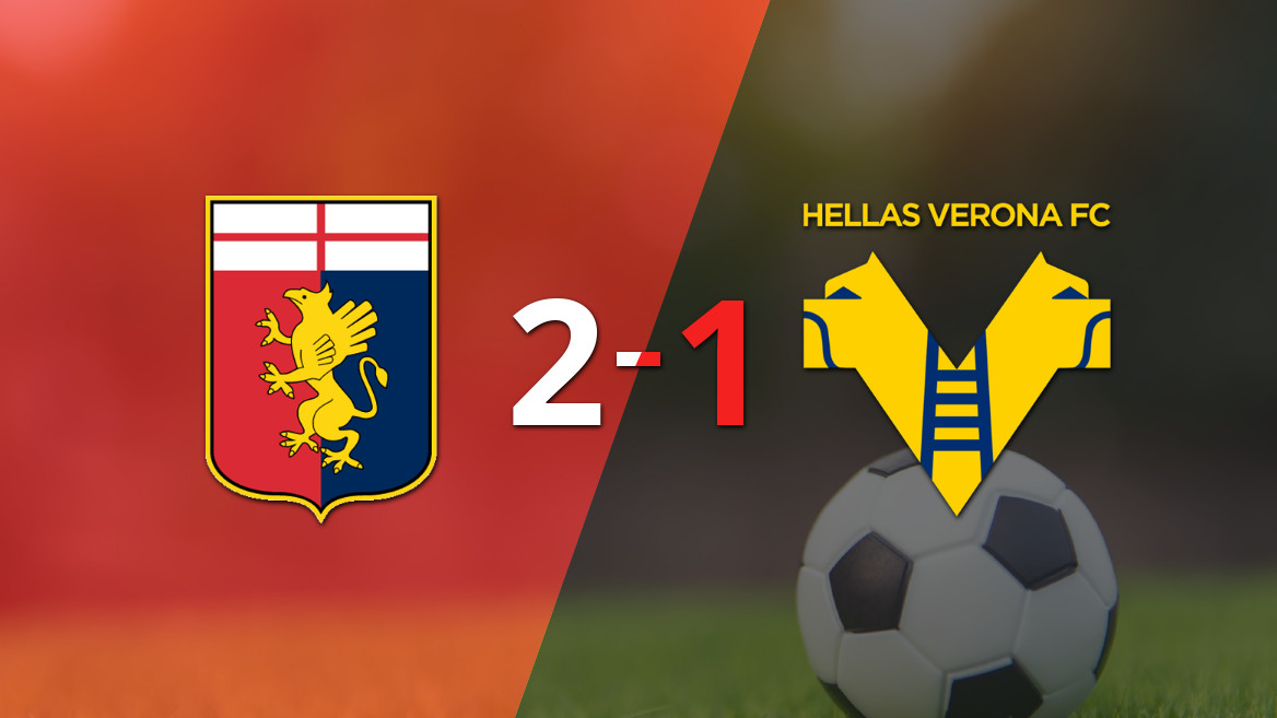 Genoa remonta y se lleva la victoria 2 a 1 contra Hellas Verona