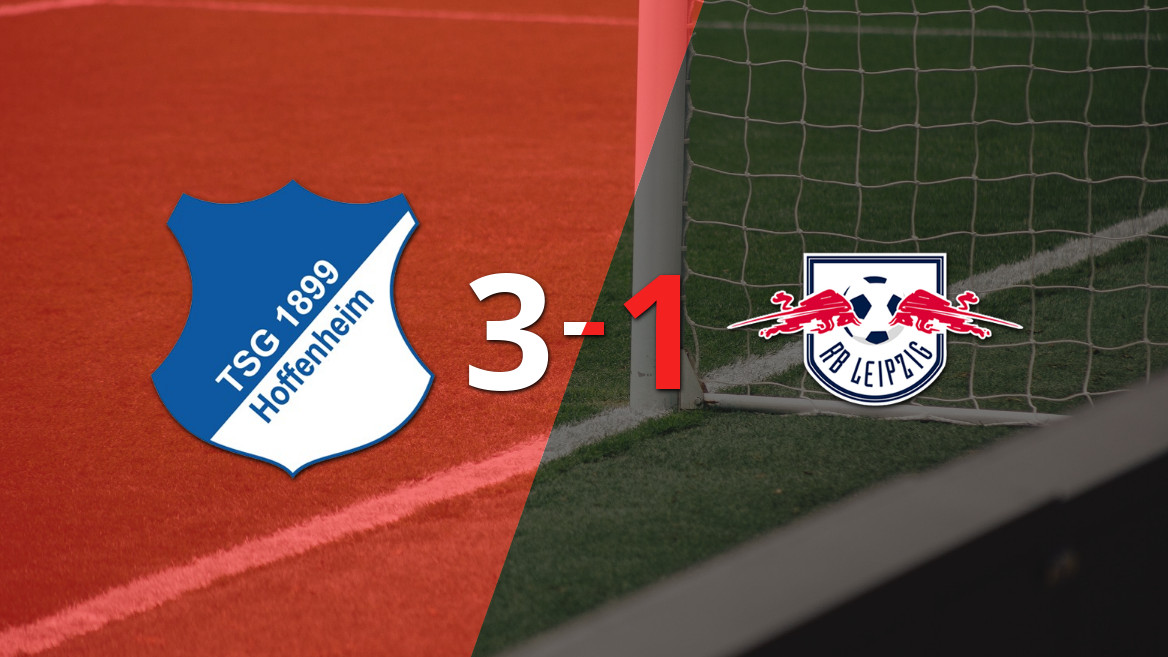 Hoffenheim da la sorpresa y supera a RB Leipzig con un sólido 3-1