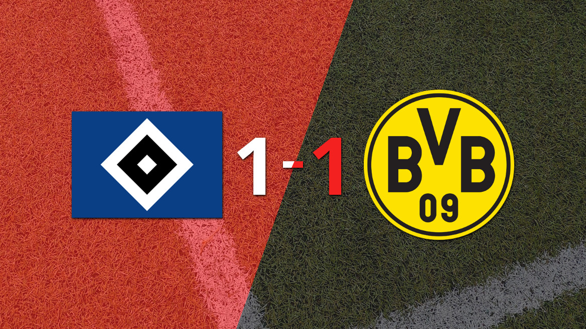 Ransford Königsdörffer Scores Late Equalizer for Hamburg SV Against Borussia Dortmund