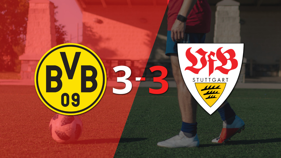 Deniz Undav brilha com hat-trick em empate eletrizante entre Stuttgart e Borussia Dortmund