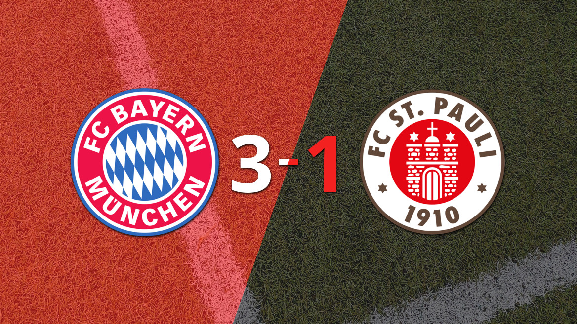 Bayern Munich Completes Comeback, Defeats FC St. Pauli 3-1