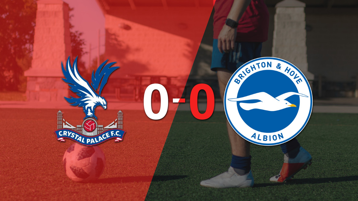 Un empate sin goles entre Crystal Palace y Brighton and Hove