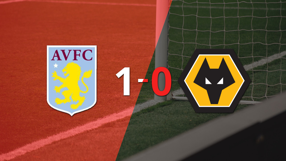 Aston Villa se impuso 1-0 ante Wolverhampton