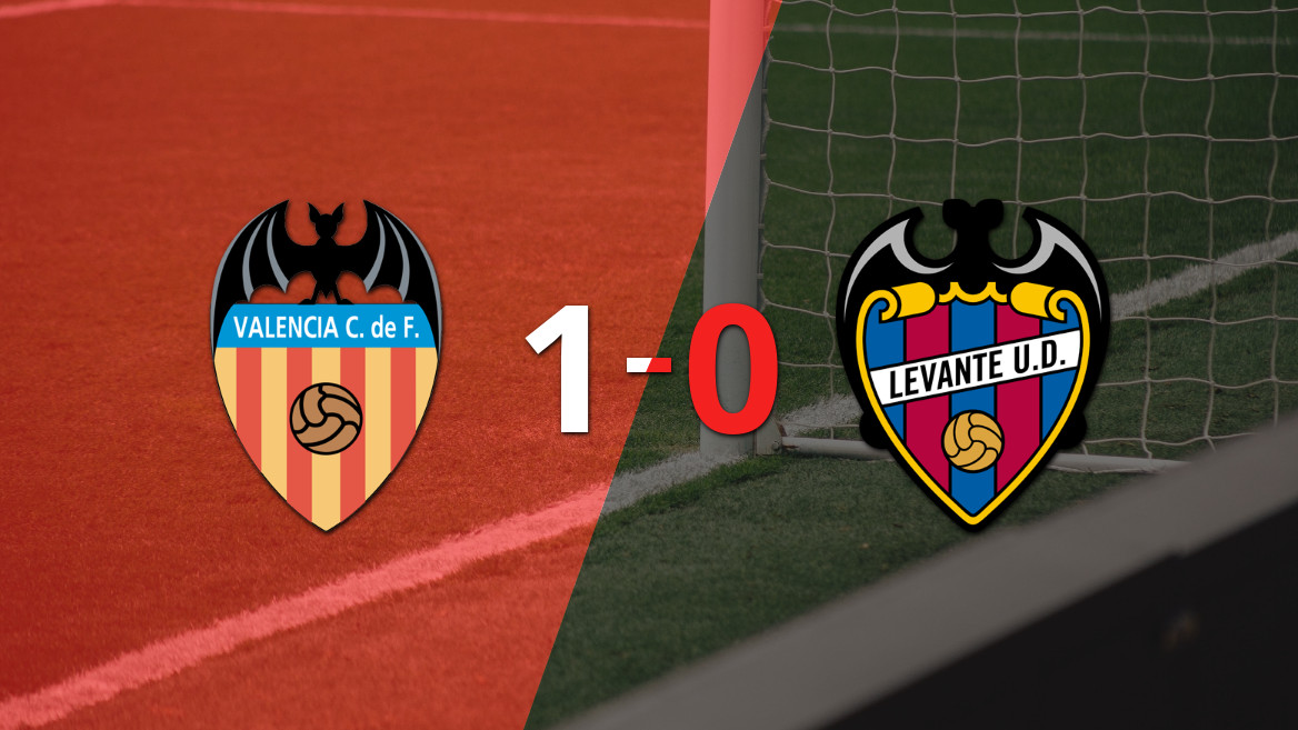 Valencia vence a Levante en el Derbi Valenciano