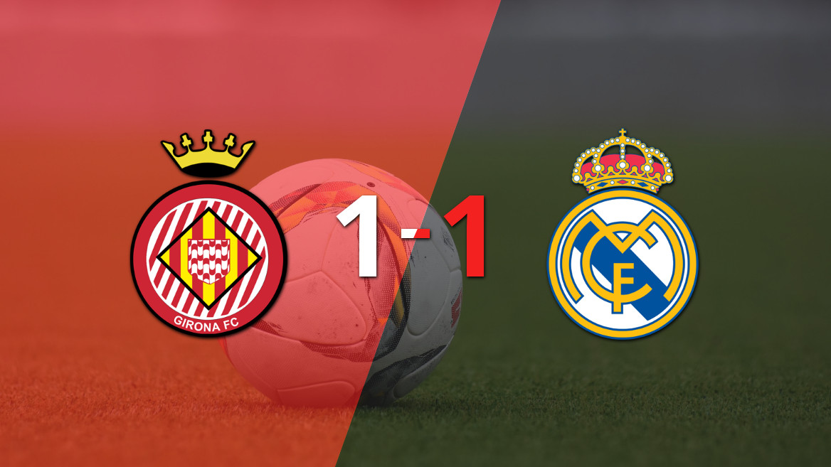 Empate en Montilivi entre Girona y Real Madrid