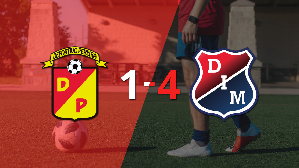 Independiente Medellín domina a Pereira con un contundente 4 a 1