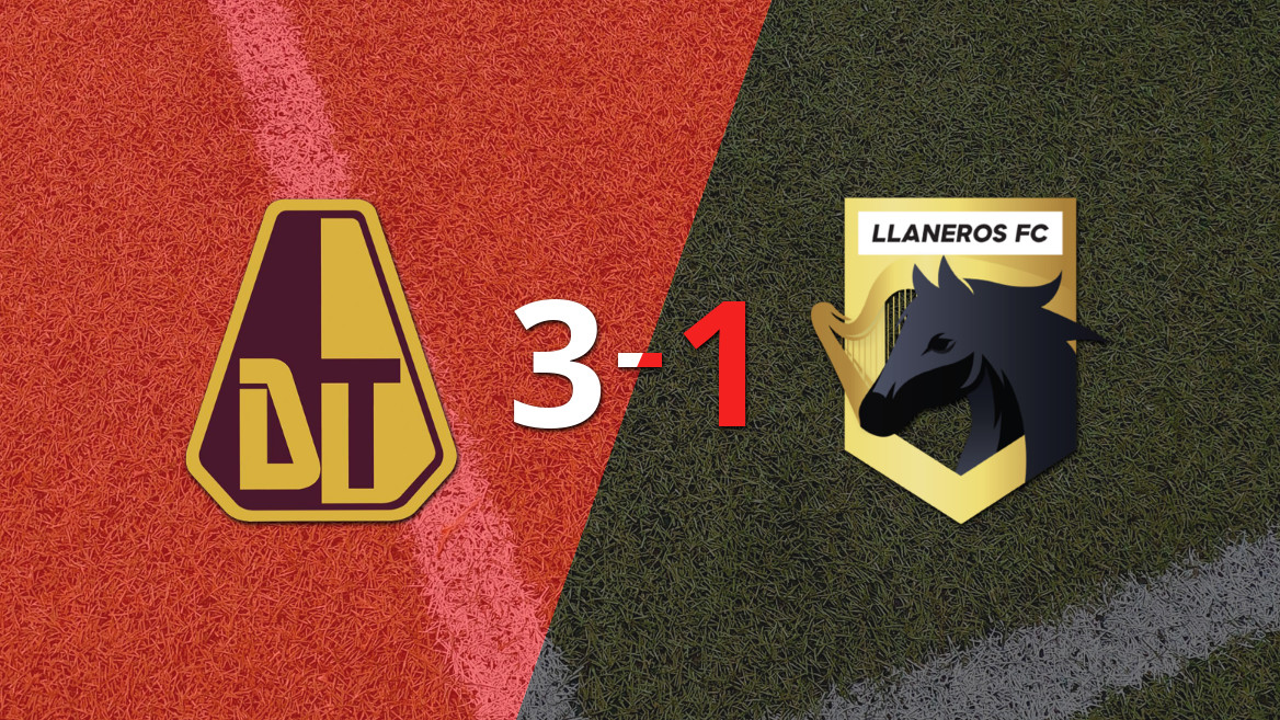 Tolima Defeats Llaneros FC 3-1 at Home