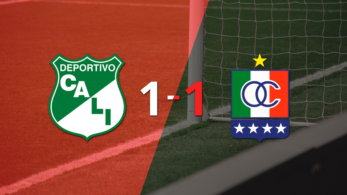 Deportivo Cali y Once Caldas empatan en un vibrante encuentro