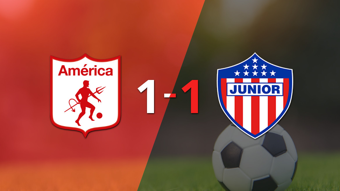 América de Cali y Junior empatan en un vibrante duelo