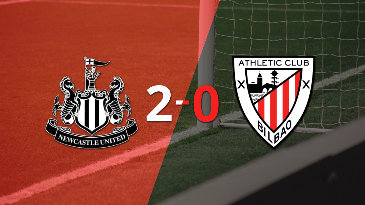 Newcastle United supera a Athletic Bilbao en St. James Park