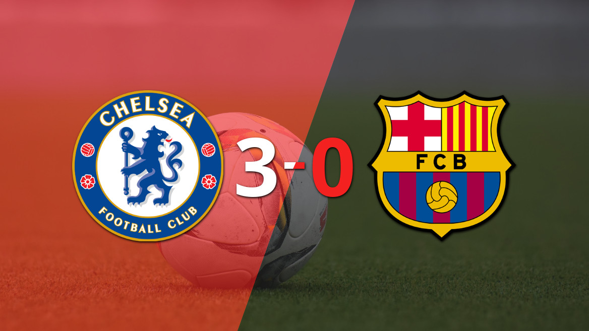 Chelsea arrolla a Barcelona con un contundente 3-0 en Stamford Bridge