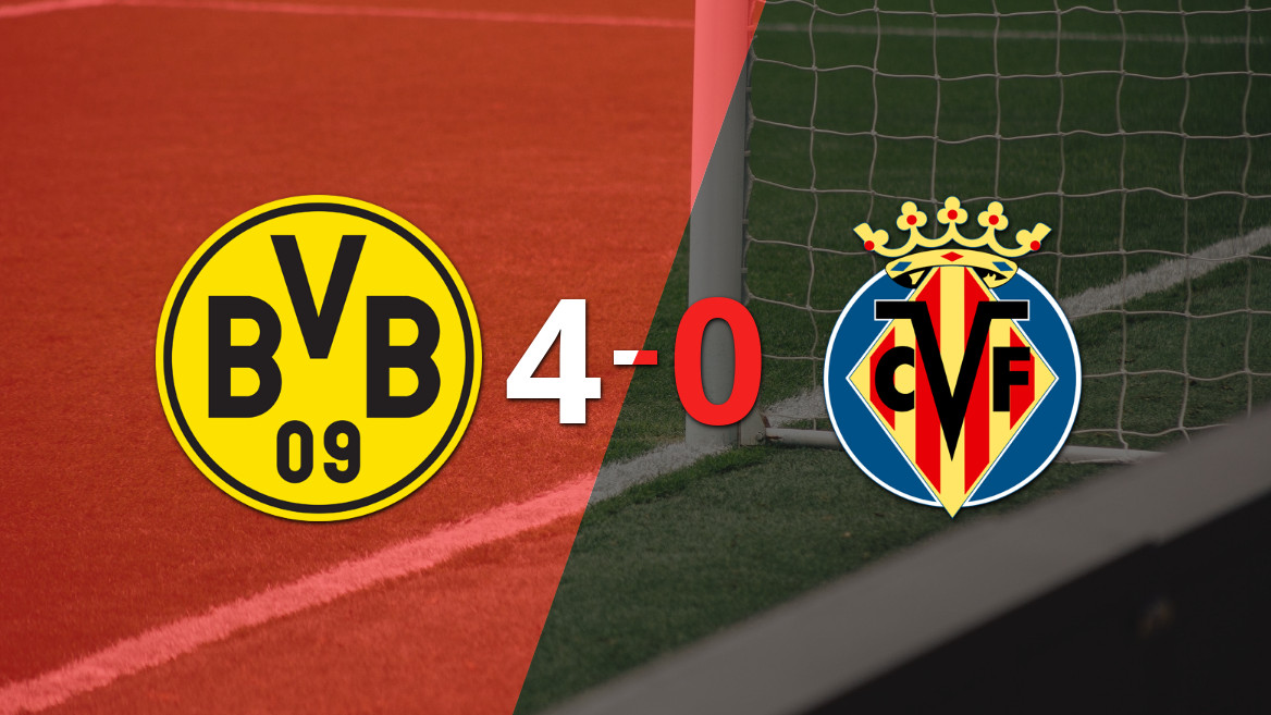El Dortmund aplastó al Villarreal con un 4-0 y destaca la actuación de Serhou Guirassy