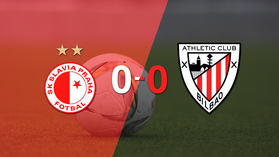 Empate sin goles entre Slavia Praga y Athletic Bilbao